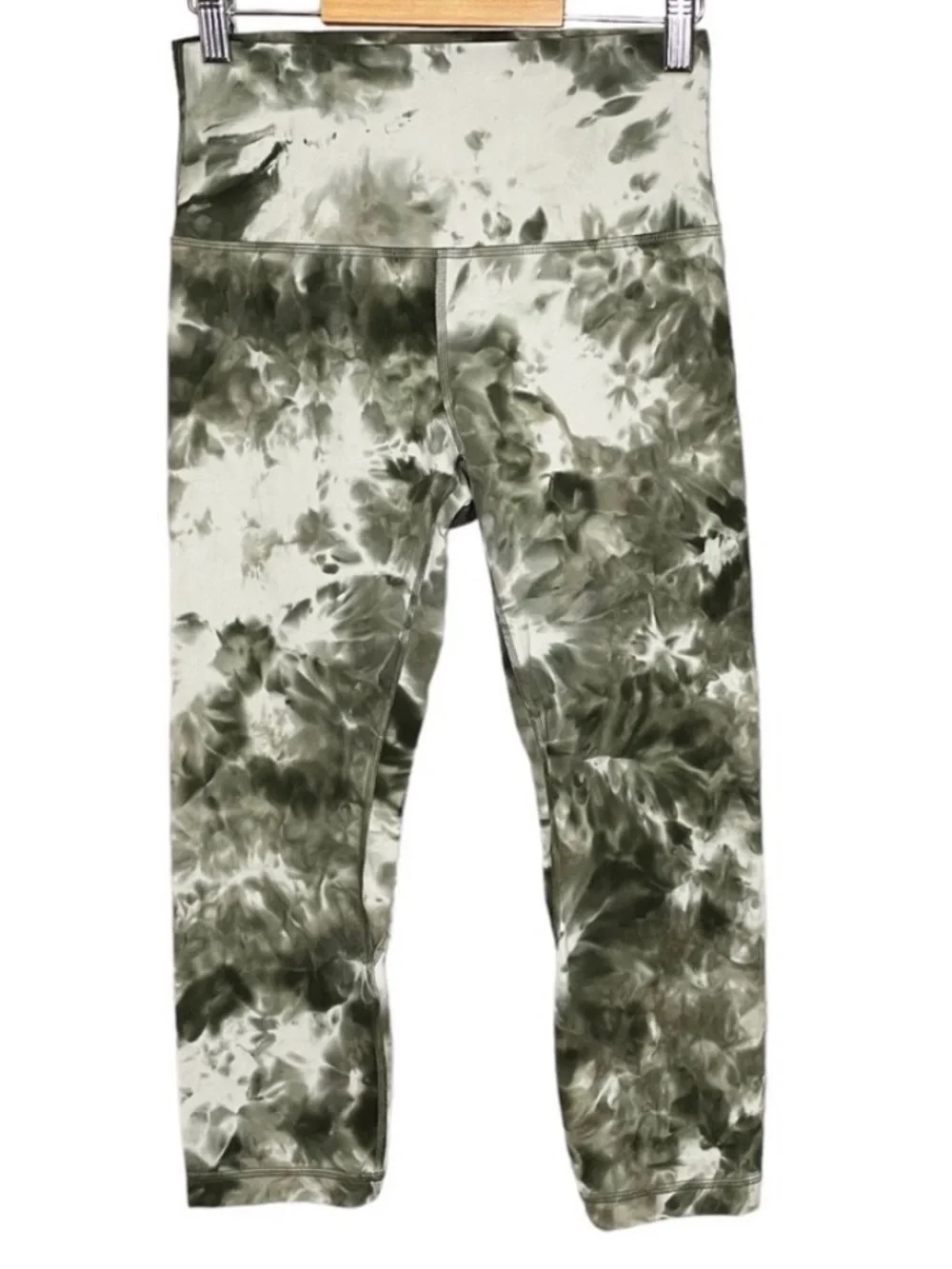 Lululemon Diamond Dye Olive Green Align High Rise with Pockets 21”
